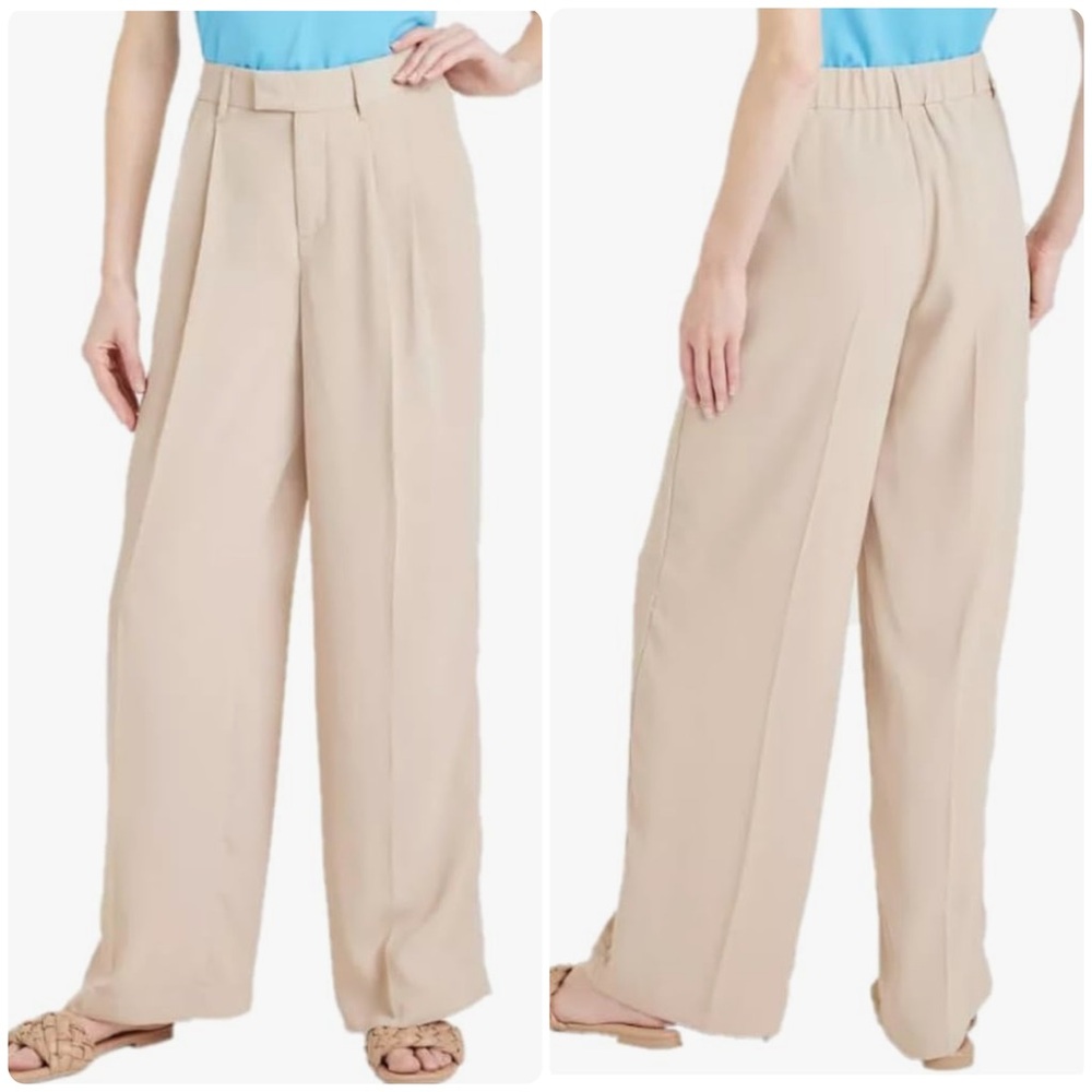 A New Day Fluid Wide Leg High Waisted Pants